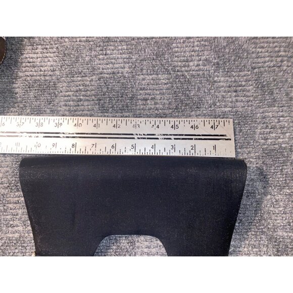 La Regale Black Fabric Evening Bag with Rope Strap Made in China 10 Inches - Picture 9 of 12